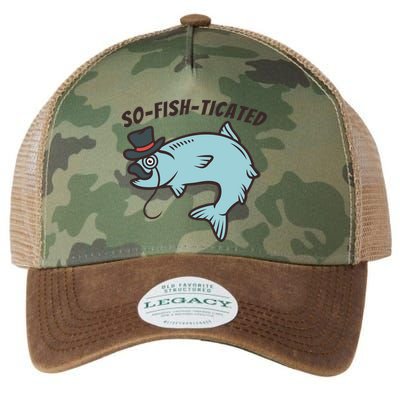 Suffocated Funny Fish Legacy Tie Dye Trucker Hat