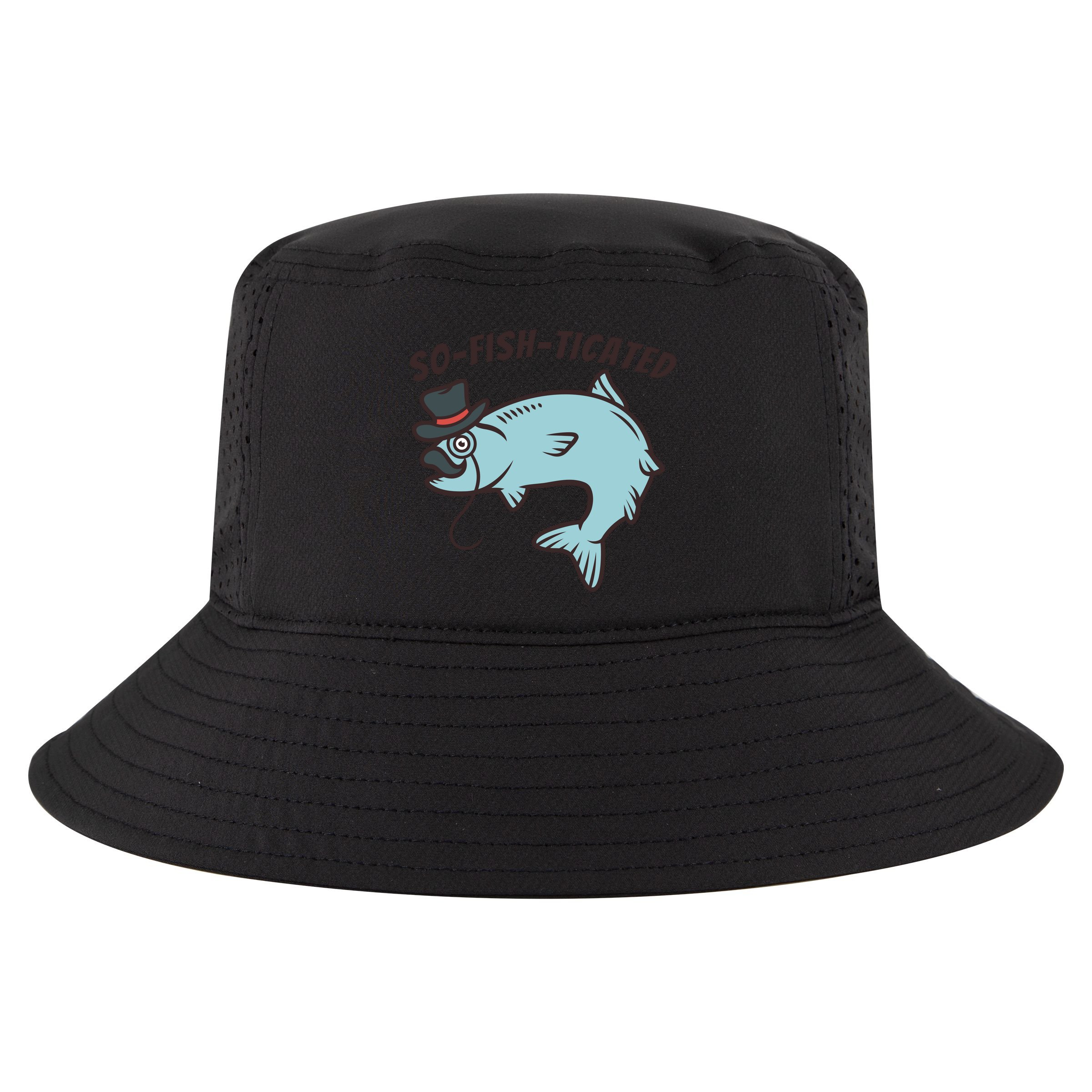 Suffocated Funny Fish Cool Comfort Performance Bucket Hat