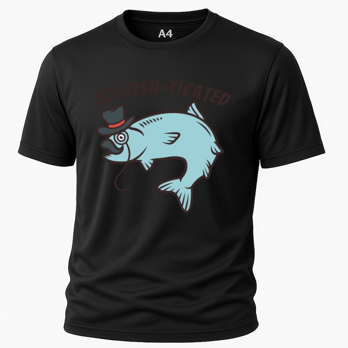 Suffocated Funny Fish Cooling Performance Crew T-Shirt