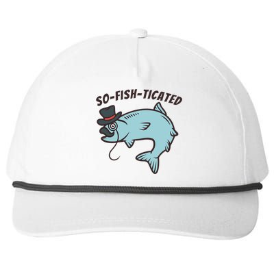 Suffocated Funny Fish Snapback Five-Panel Rope Hat