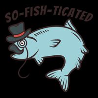Suffocated Funny Fish Flatbill Hat