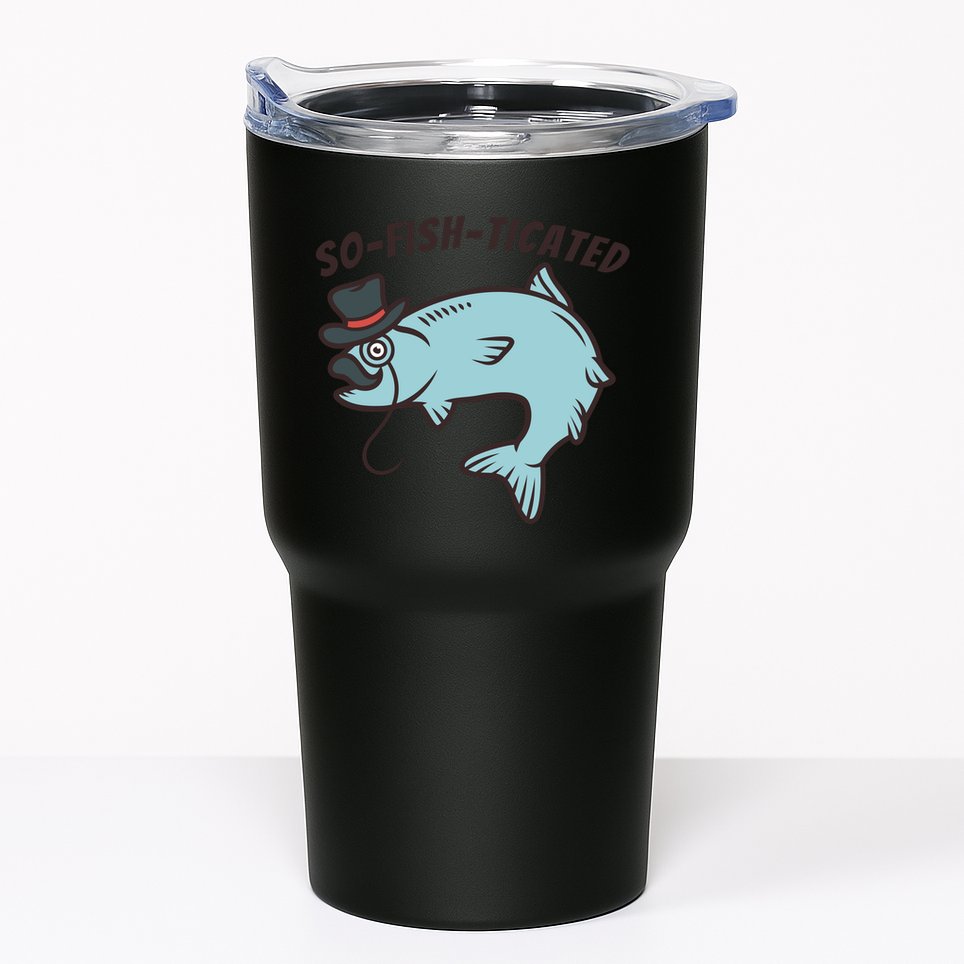Suffocated Funny Fish Tumbler