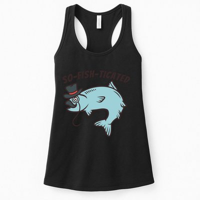 Suffocated Funny Fish Womens Tank Top