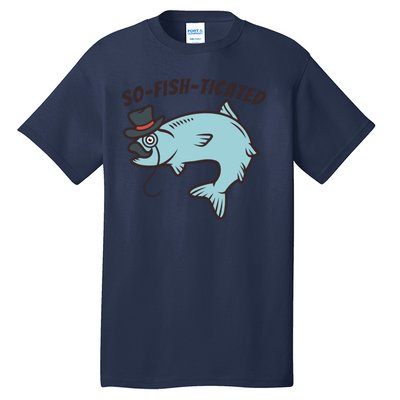 Suffocated Funny Fish Tall T-Shirt