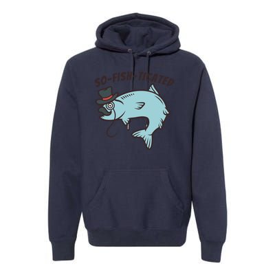 Suffocated Funny Fish Premium Hoodie