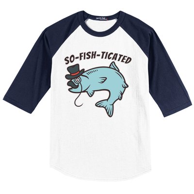 Suffocated Funny Fish Baseball Sleeve Shirt