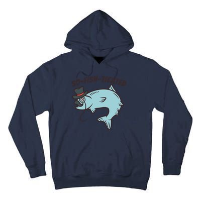 Suffocated Funny Fish Tall Hoodie