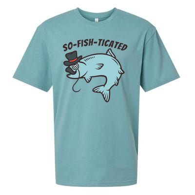 Suffocated Funny Fish Sueded Cloud Jersey T-Shirt