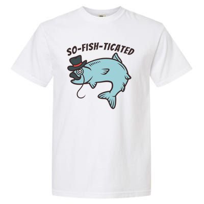 Suffocated Funny Fish Garment-Dyed Heavyweight T-Shirt