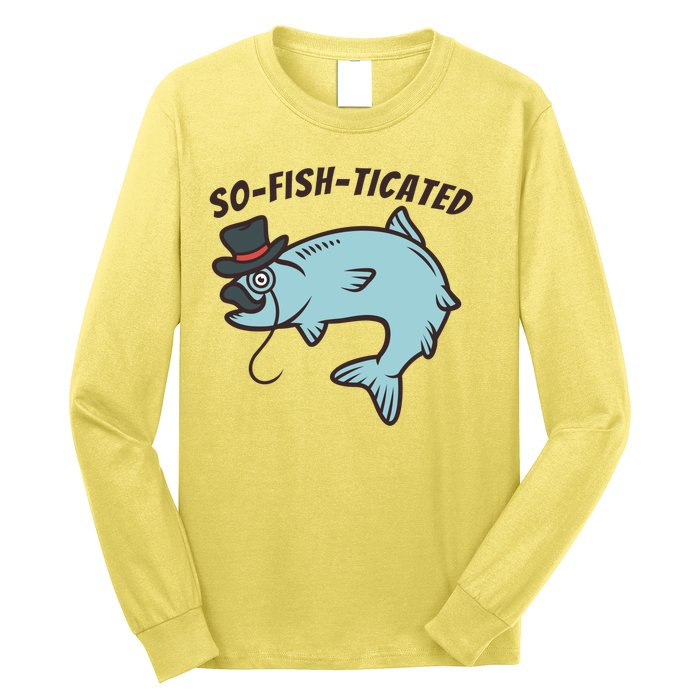 Suffocated Funny Fish Long Sleeve Shirt