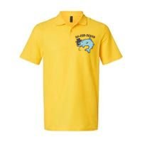 Suffocated Funny Fish Softstyle Adult Sport Polo