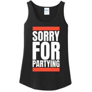 Sorry Funny For Partying Halloween Birthday Costume Ladies Essential Tank