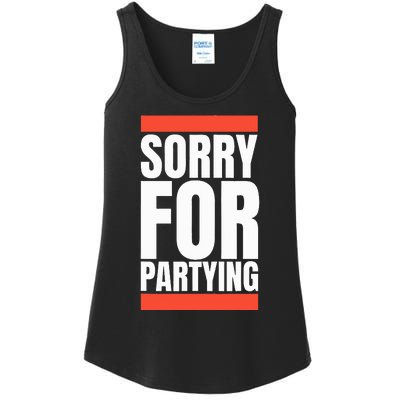 Sorry Funny For Partying Halloween Birthday Costume Ladies Essential Tank