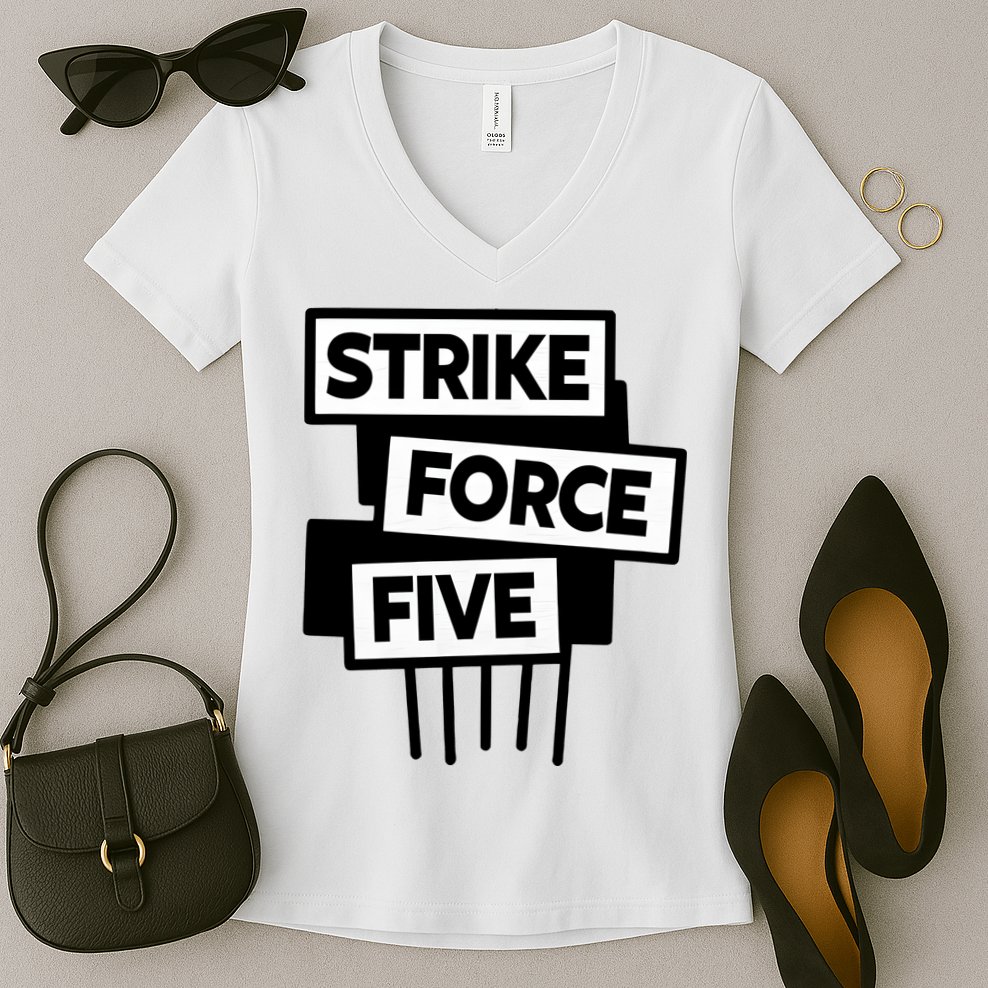 Strike Force Five Women's V-Neck T-Shirt