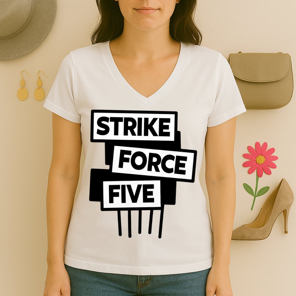 Strike Force Five Women's V-Neck T-Shirt