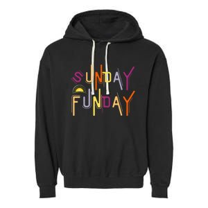 Sunday Funday - Funny Drinking Garment-Dyed Fleece Hoodie