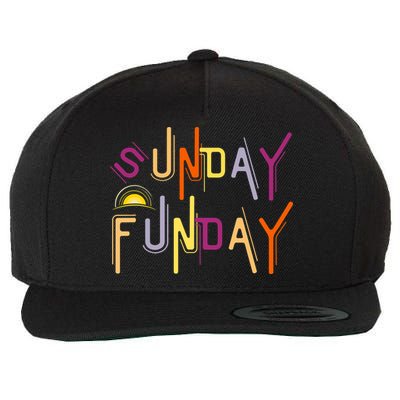Sunday Funday - Funny Drinking Wool Snapback Cap
