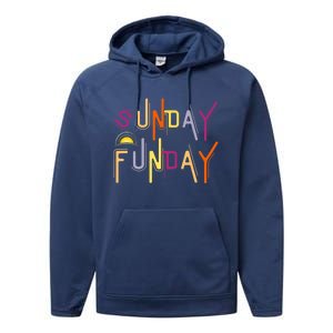 Sunday Funday - Funny Drinking Performance Fleece Hoodie