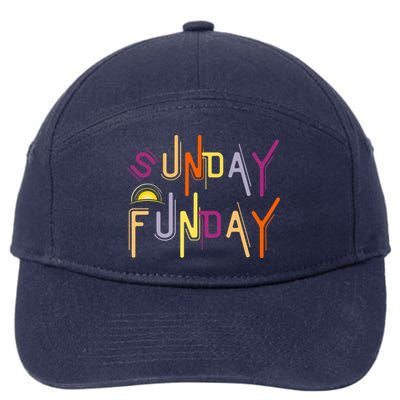 Sunday Funday - Funny Drinking 7-Panel Snapback Hat