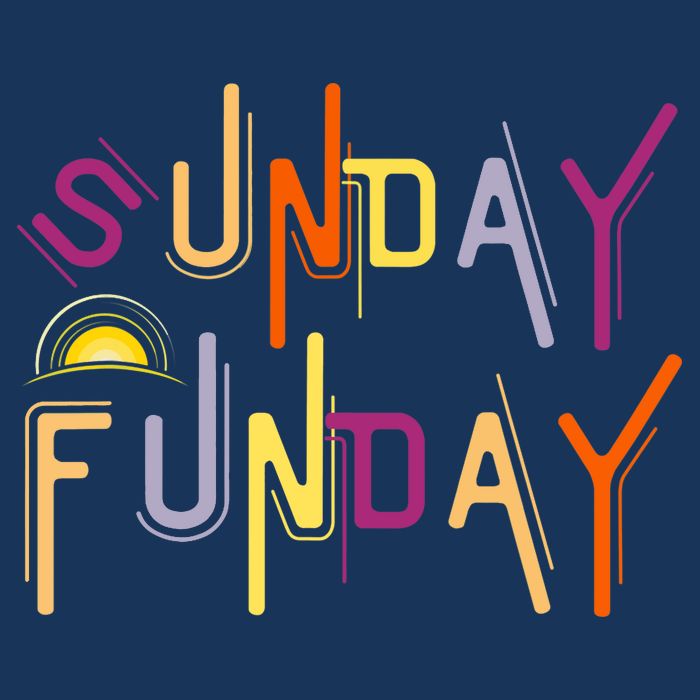Sunday Funday - Funny Drinking Drawstring Bag