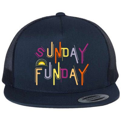Sunday Funday - Funny Drinking Flat Bill Trucker Hat