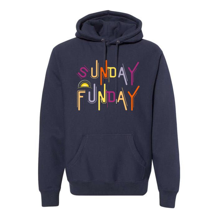 Sunday Funday - Funny Drinking Premium Hoodie