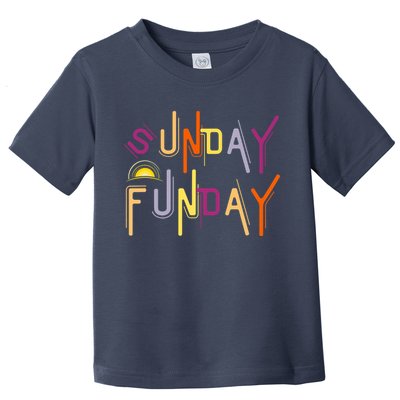 Sunday Funday - Funny Drinking Toddler T-Shirt