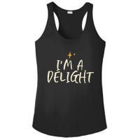 Stars Funny Friend Saying Im A Delight Ladies PosiCharge Competitor Racerback Tank