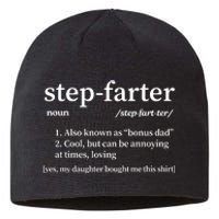 Step Farter Funny Definition Sustainable Beanie