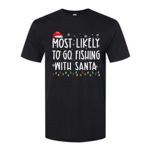 Santa's Favorite Fishing Buddy Christmas Gift Softstyle CVC T-Shirt