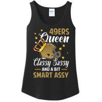 San Francisco Football Queen Classy Sassy And A Bit Smart Assy Ladies Essential Tank