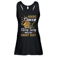 San Francisco Football Queen Classy Sassy And A Bit Smart Assy Ladies Essential Flowy Tank