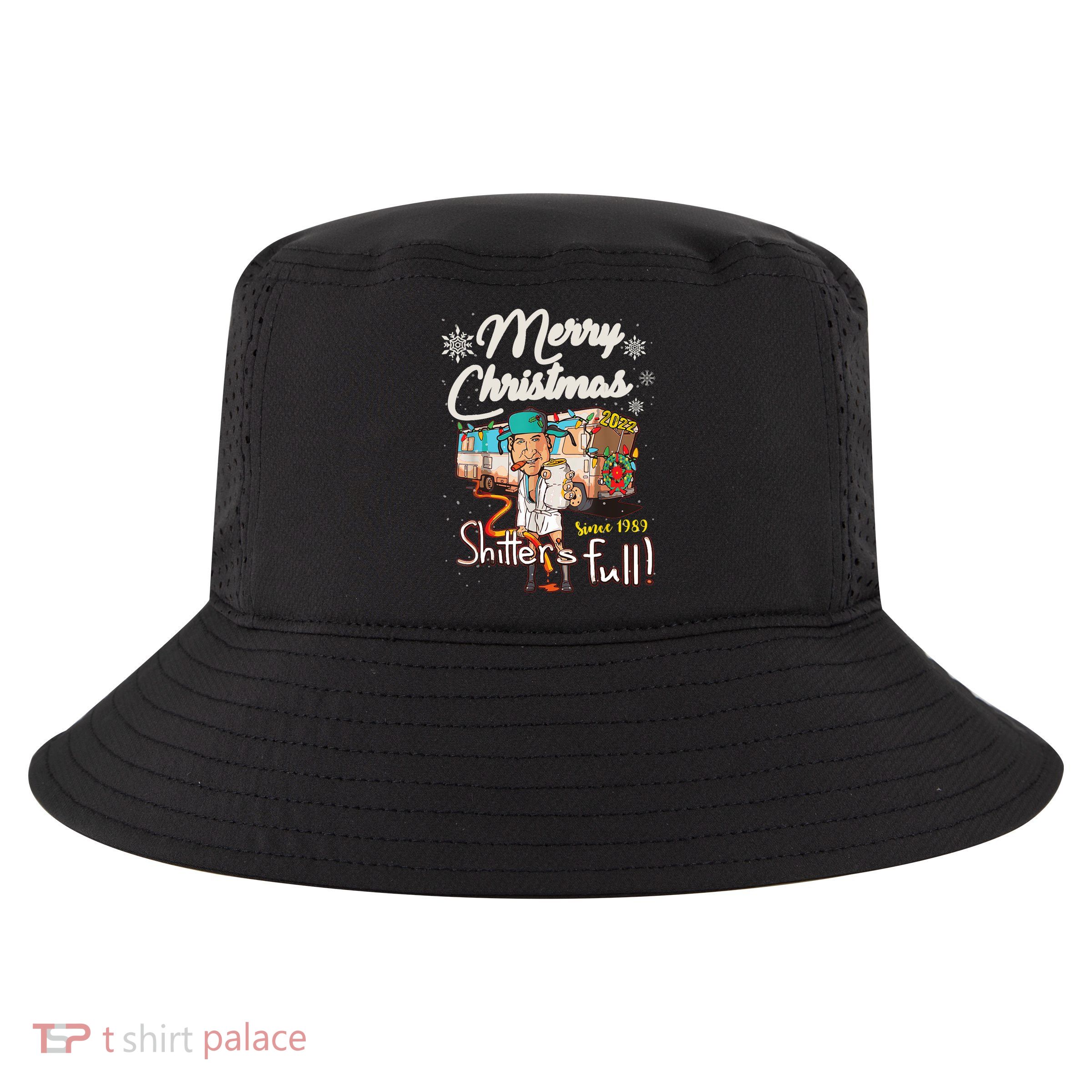 Shitters Full Funny Camper RV Camping TShirt Cool Comfort Performance Bucket Hat