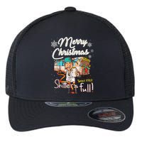 Shitters Full Funny Camper RV Camping TShirt Flexfit Unipanel Trucker Cap