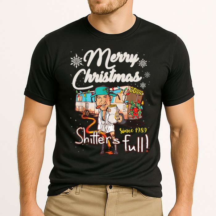 Shitters Full Funny Camper RV Camping TShirt Performance Shirt