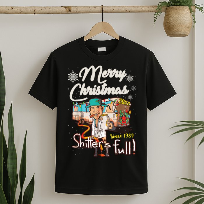 Shitters Full Funny Camper RV Camping TShirt T-Shirt