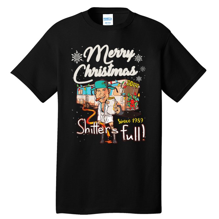 Shitters Full Funny Camper RV Camping TShirt Tall T-Shirt