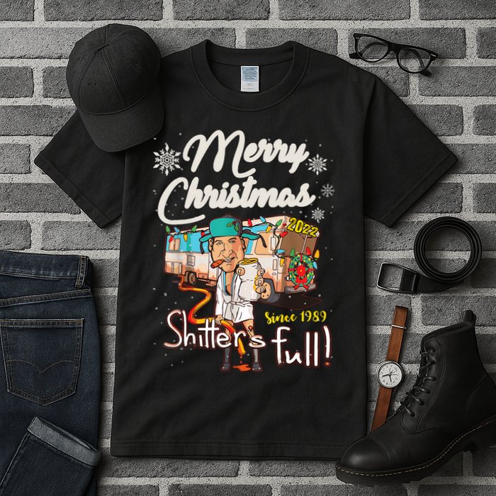Shitters Full Funny Camper RV Camping TShirt Tall T-Shirt