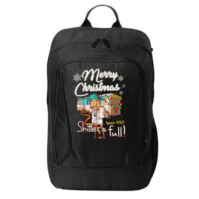 Shitters Full Funny Camper RV Camping TShirt City Backpack