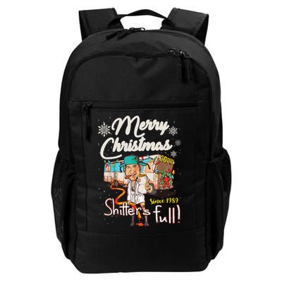 Shitters Full Funny Camper RV Camping TShirt Backpack