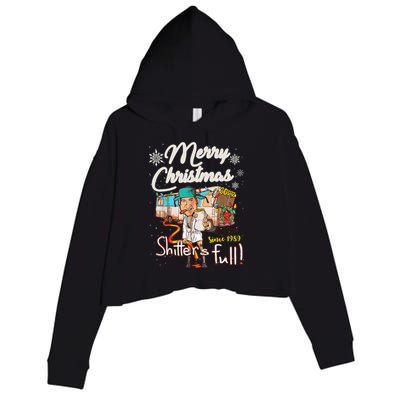 Shitters Full Funny Camper RV Camping TShirt Crop Fleece Hoodie