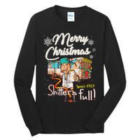 Shitters Full Funny Camper RV Camping TShirt Tall Long Sleeve T-Shirt