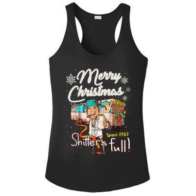 Shitters Full Funny Camper RV Camping TShirt Ladies PosiCharge Competitor Racerback Tank