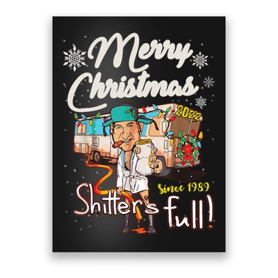 Shitters Full Funny Camper RV Camping TShirt Poster