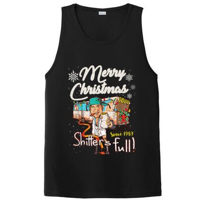 Shitters Full Funny Camper RV Camping TShirt PosiCharge Competitor Tank