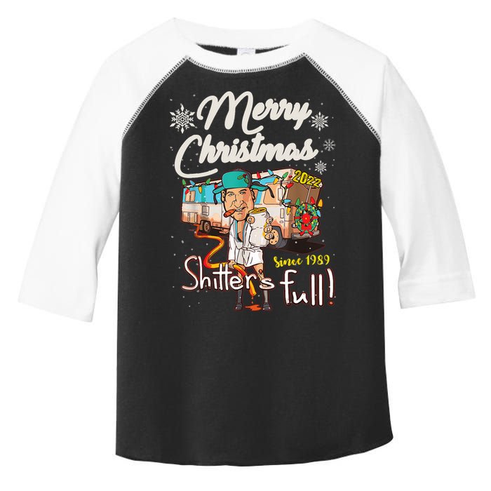 Shitters Full Funny Camper RV Camping TShirt Toddler Fine Jersey T-Shirt