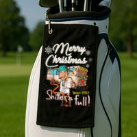 Shitters Full Funny Camper RV Camping TShirt Golf Towel