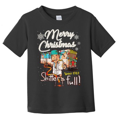 Shitters Full Funny Camper RV Camping TShirt Toddler T-Shirt