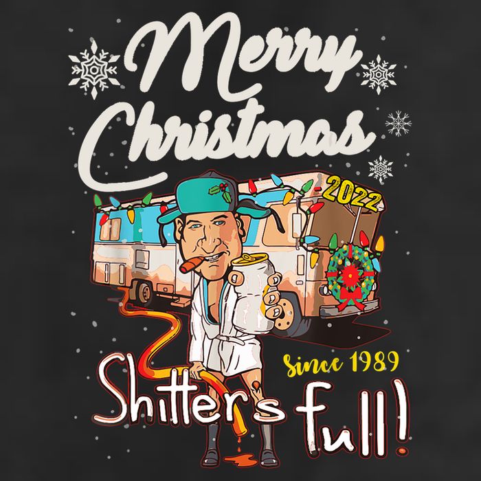 Shitters Full Funny Camper RV Camping TShirt Microfiber Hand Towel