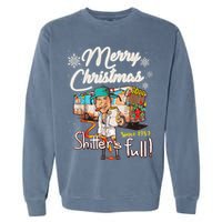Shitters Full Funny Camper RV Camping TShirt Garment-Dyed Sweatshirt